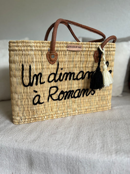 Panier Modèle "Un dimanche à Romans " 4 couleurs disponibles -  Edition limitée