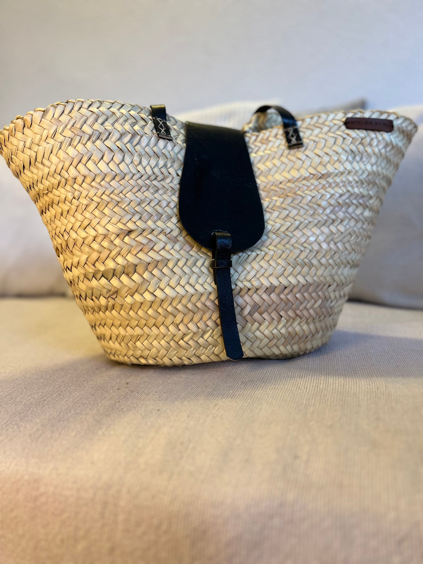 Panier Modèle « Black» cuir Noir