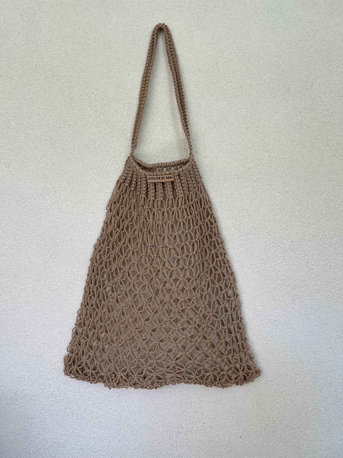 Sac Hobo en nylon - Modèle Beige