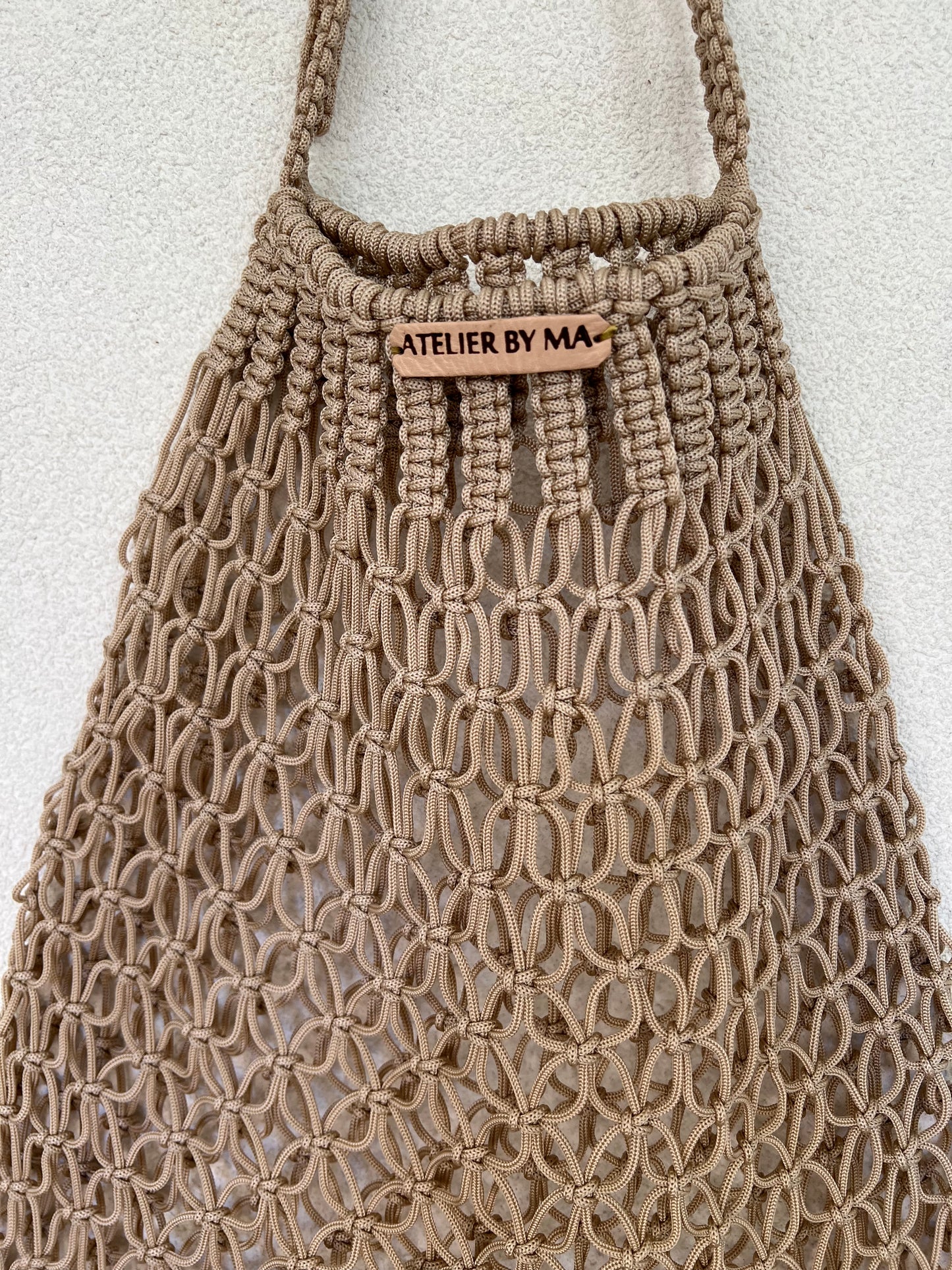 Sac Hobo en nylon - Modèle Beige