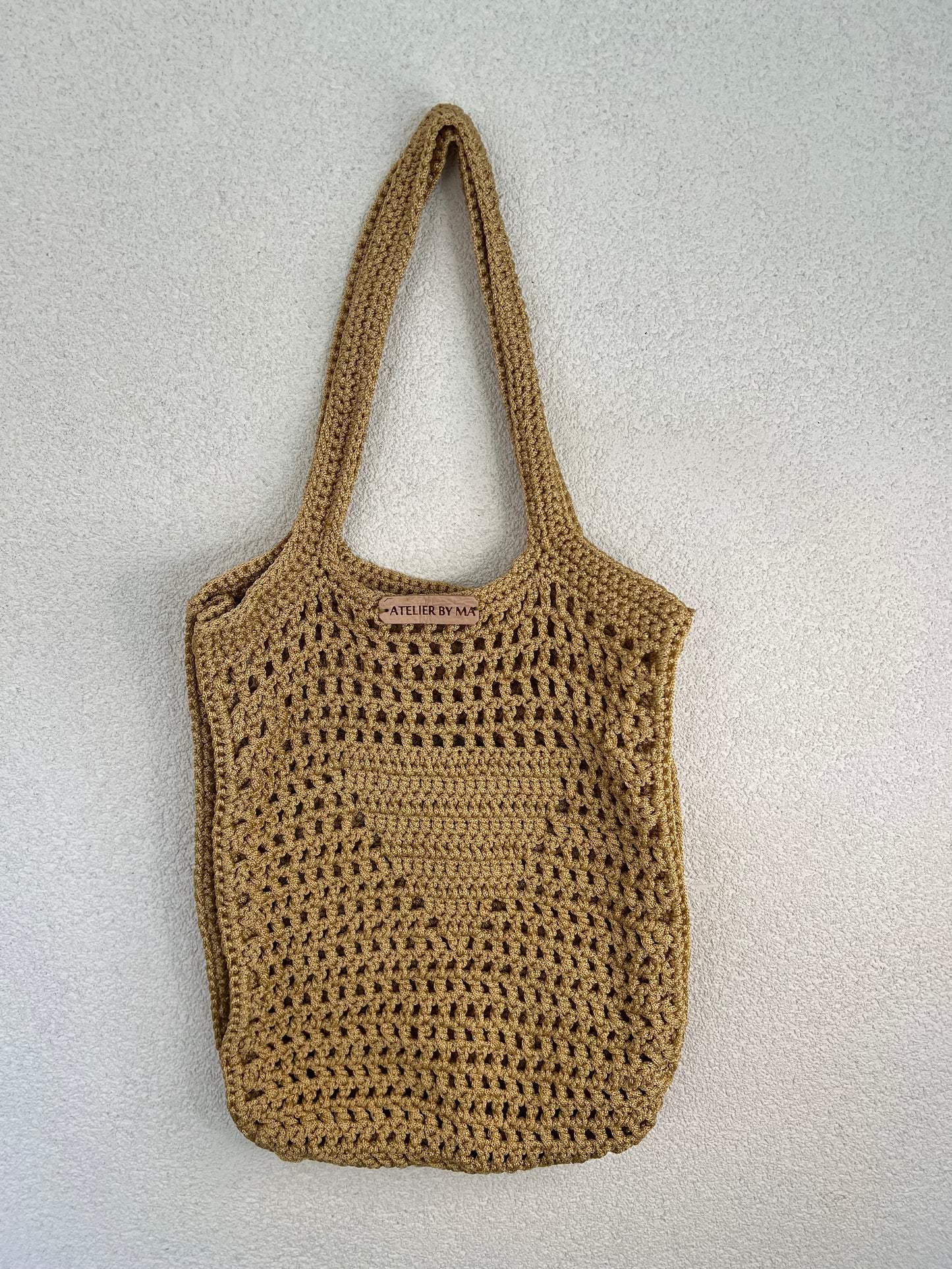 Sac Hobo en coton - Modèle Doré