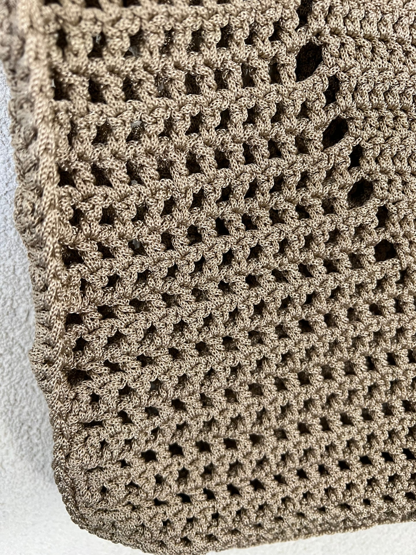 Sac Hobo en coton - Modèle Beige