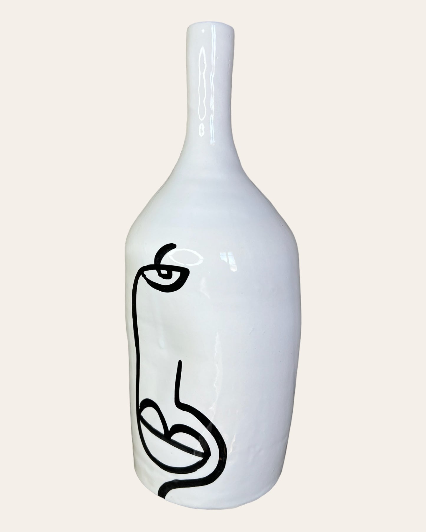 Vase - Inspiration PICASSO Visage - modèle L