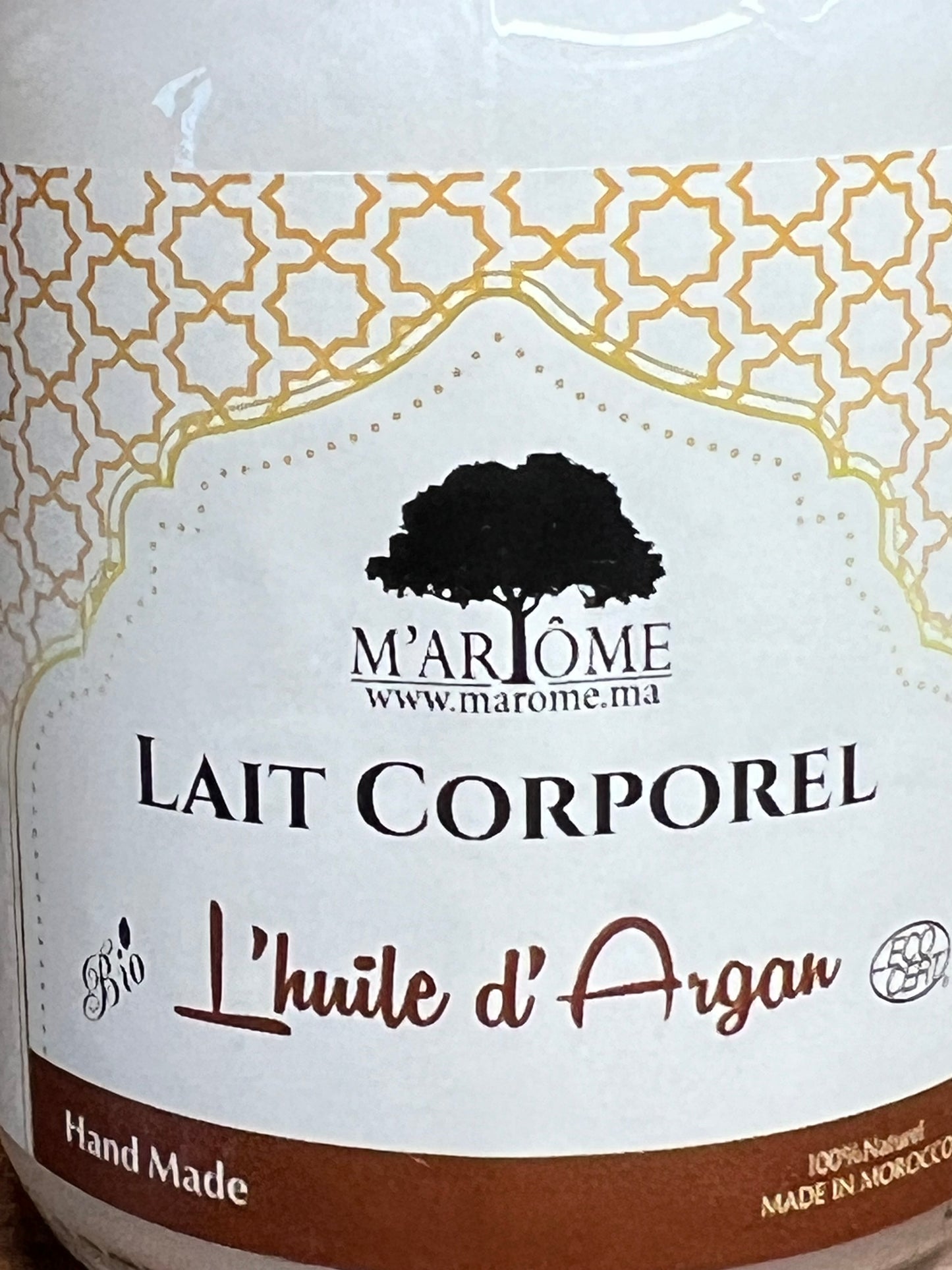 Lait corporel Anti-âge à Huile Argan