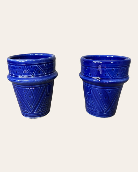 Ensemble de 2 tasses BELDI - Bleu Majorelle