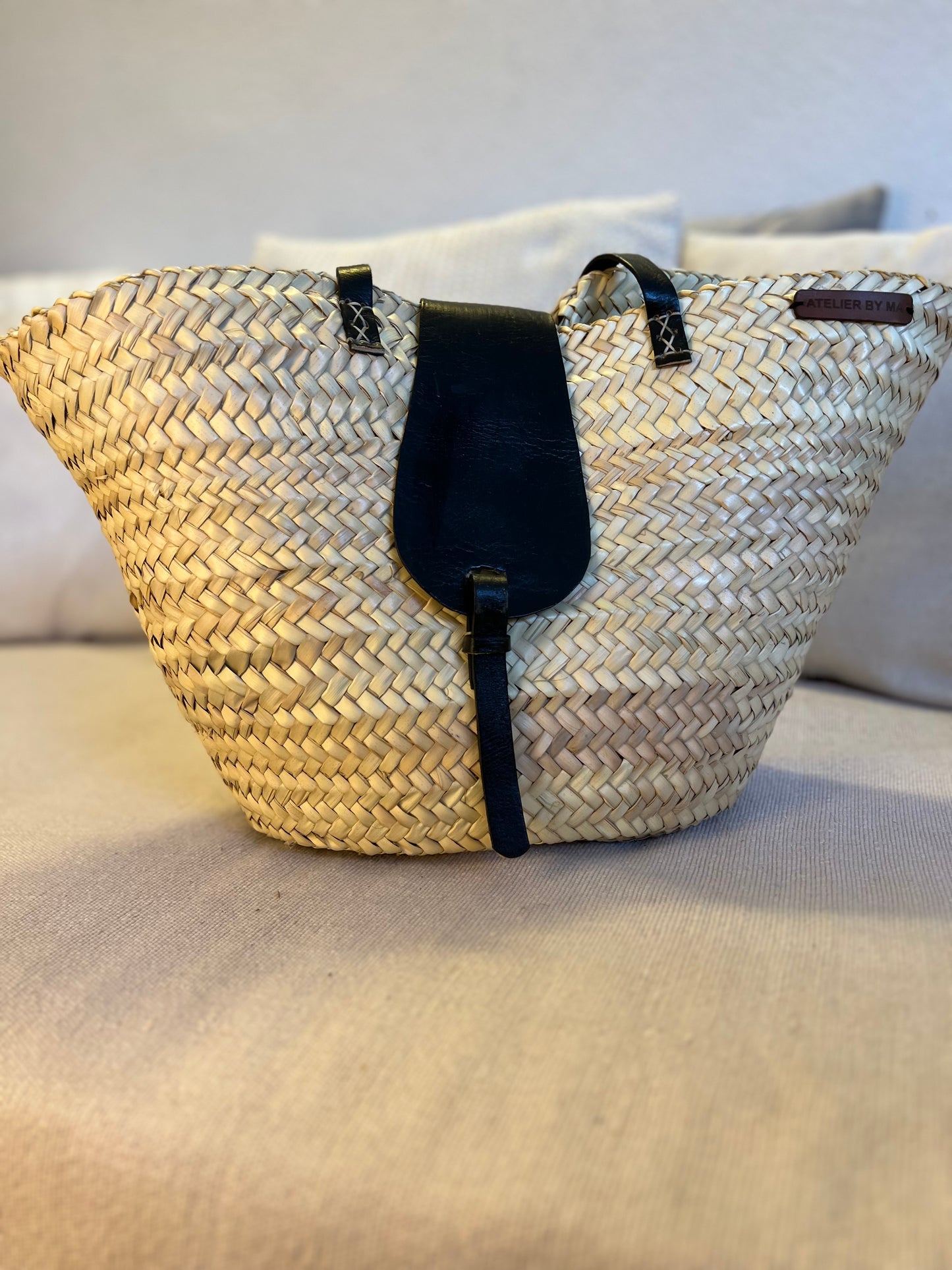 Panier Modèle « Black» cuir Noir