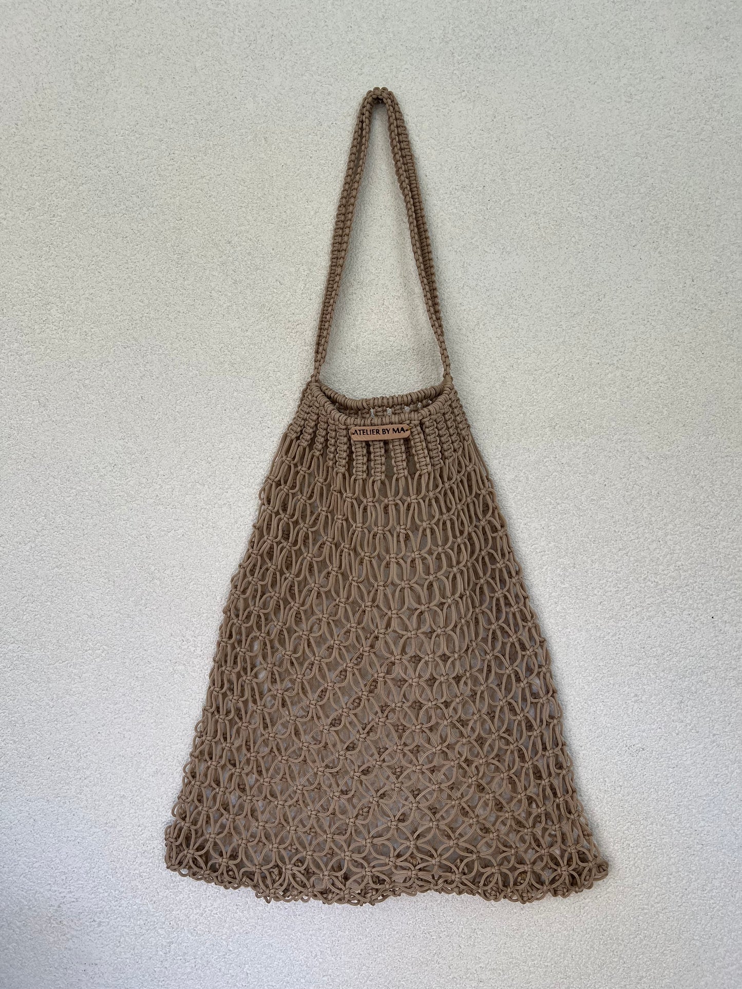 Sac Hobo en nylon - Modèle Beige