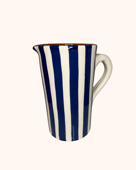 Carafe BELDI - rayures bleues