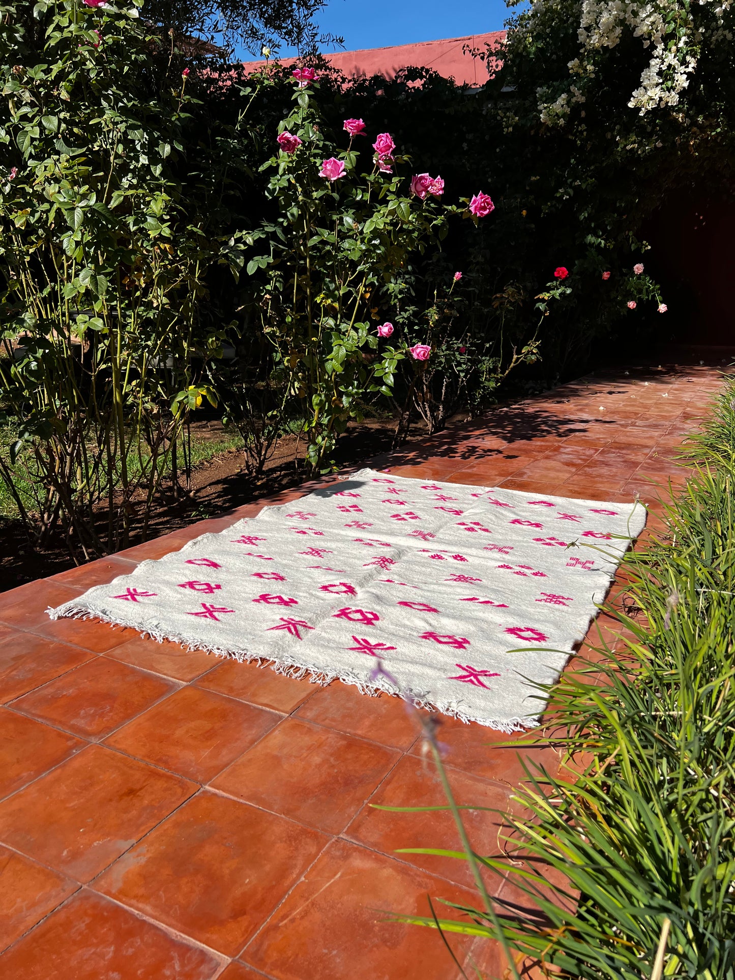 Tapis berbère Kilim Zanafi modèle Safi